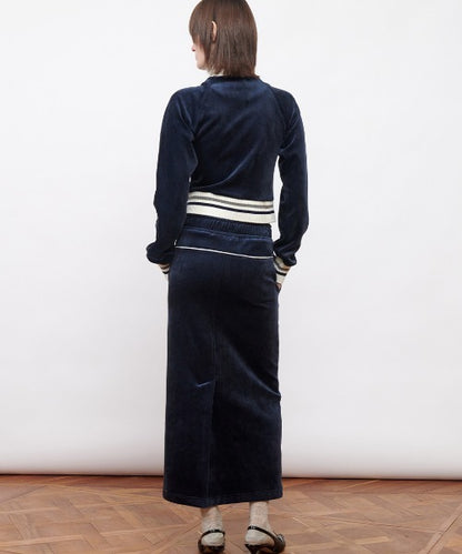 Velour Long Skirt