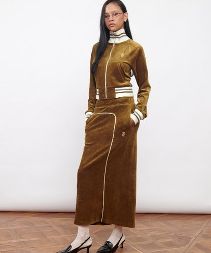 Velour Long Skirt