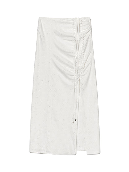 DEVON EYELET LONG SKIRT